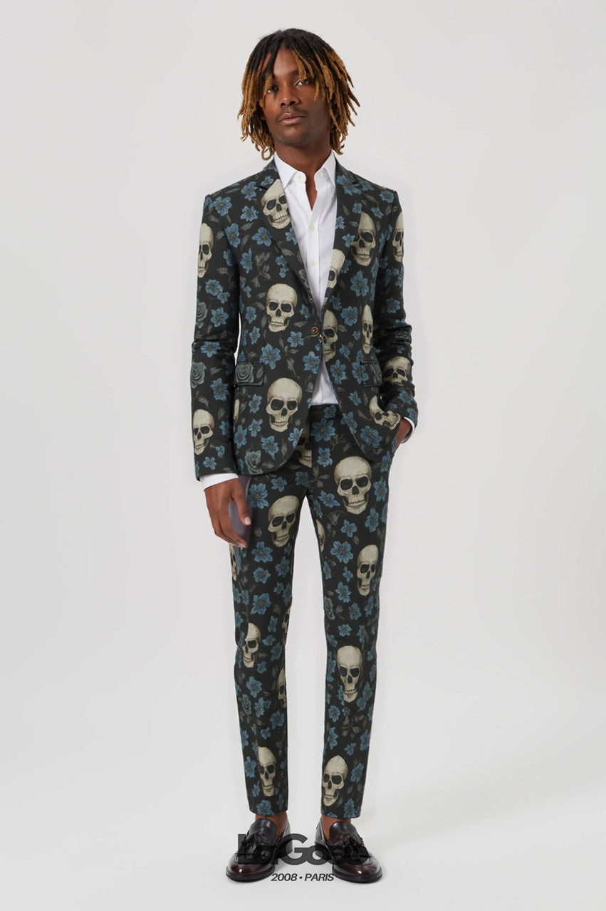 Skull_Floral_Men's_Suit_Party_Wear_LAGOEO