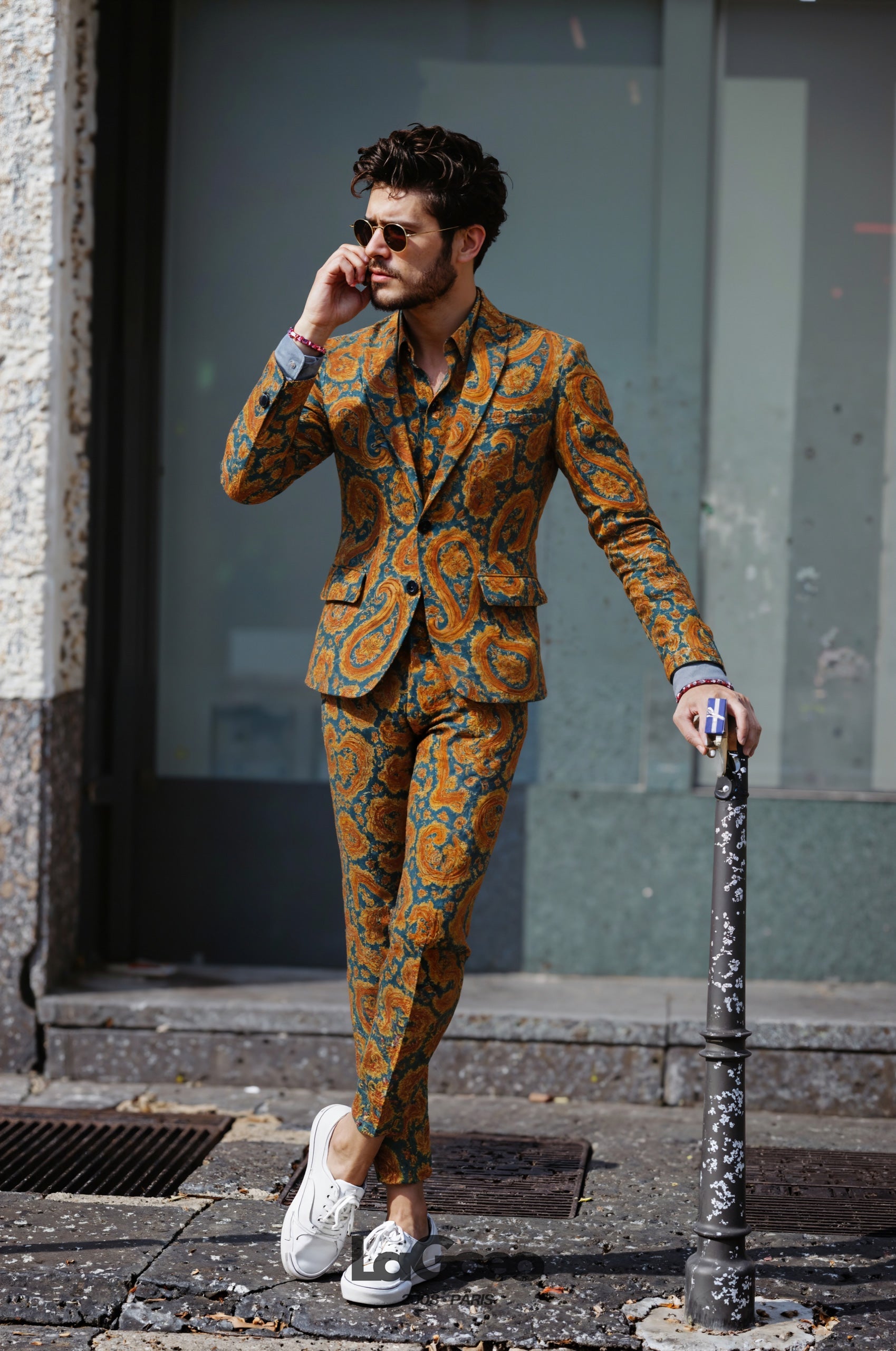 Orange_Retro_Men's_Suit_Party_Wear_LAGOEO