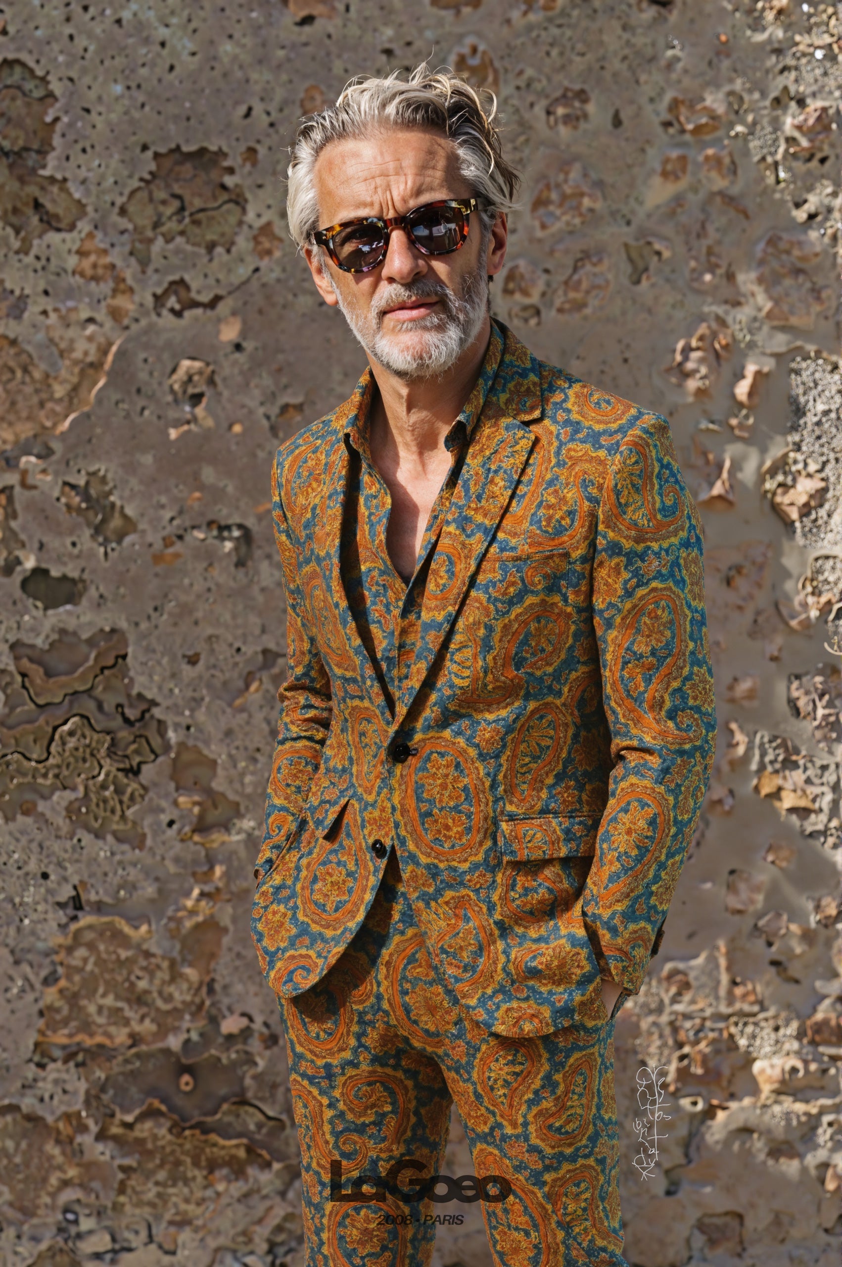 Orange_Retro_Men's_Suit_Party_Wear_LAGOEO