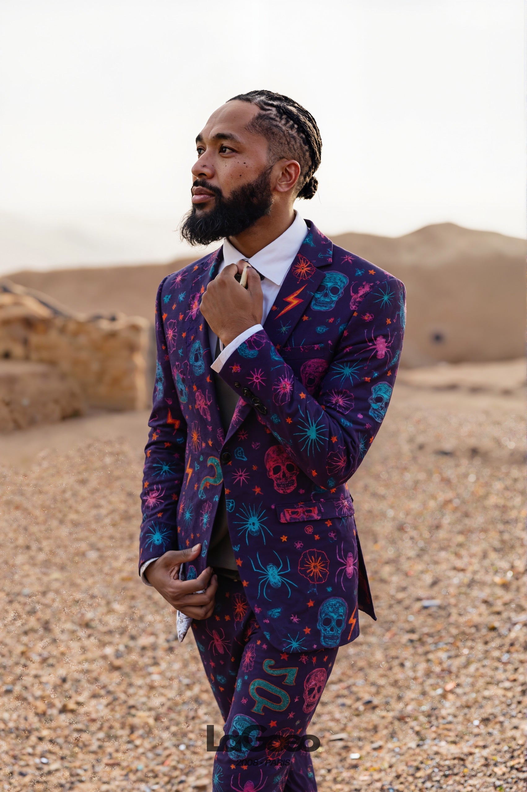 Purple_Skull_Men's_Suit_Party_Wear_LAGOEO