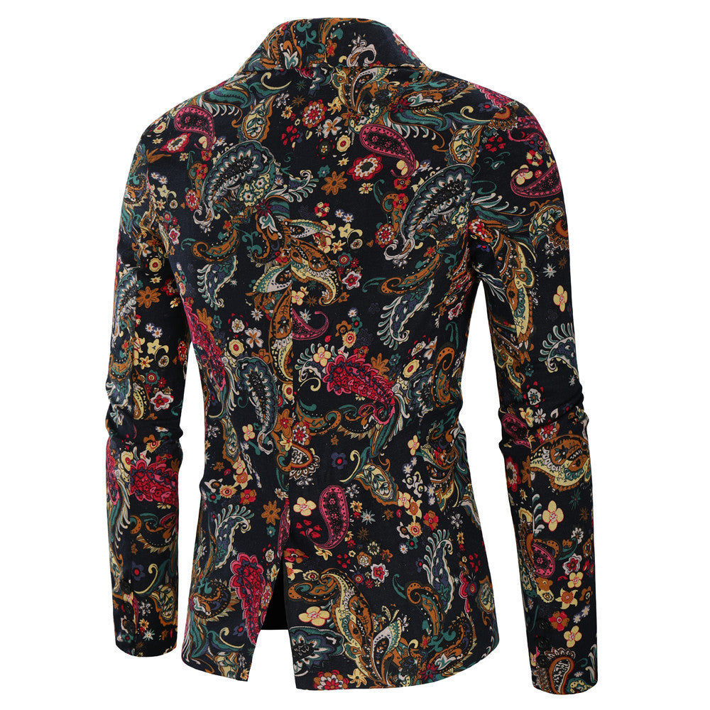 Lagoeo Floral Embroidery Blazer S7037