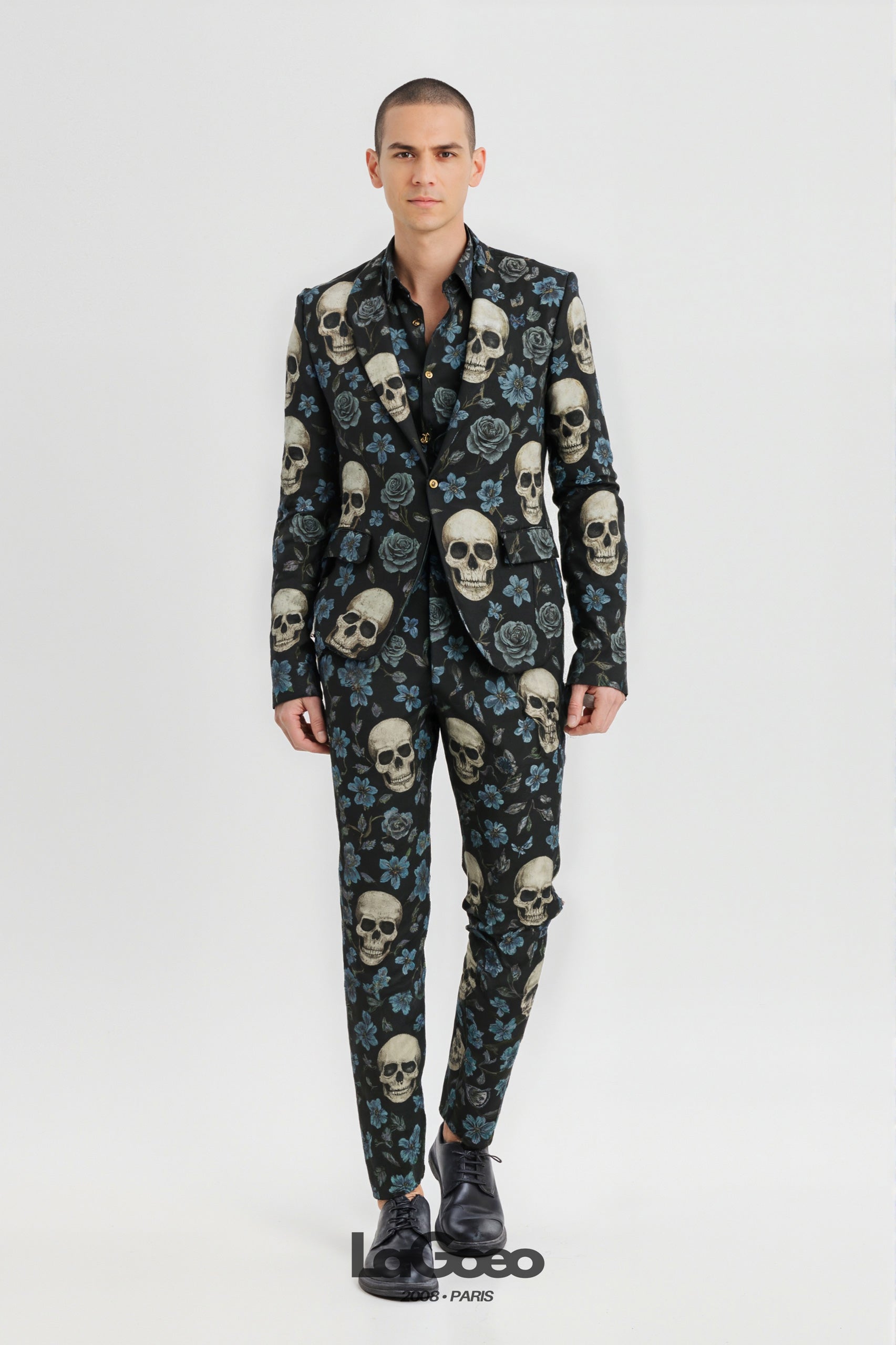 Skull_Floral_Men's_Suit_Party_Wear_LAGOEO