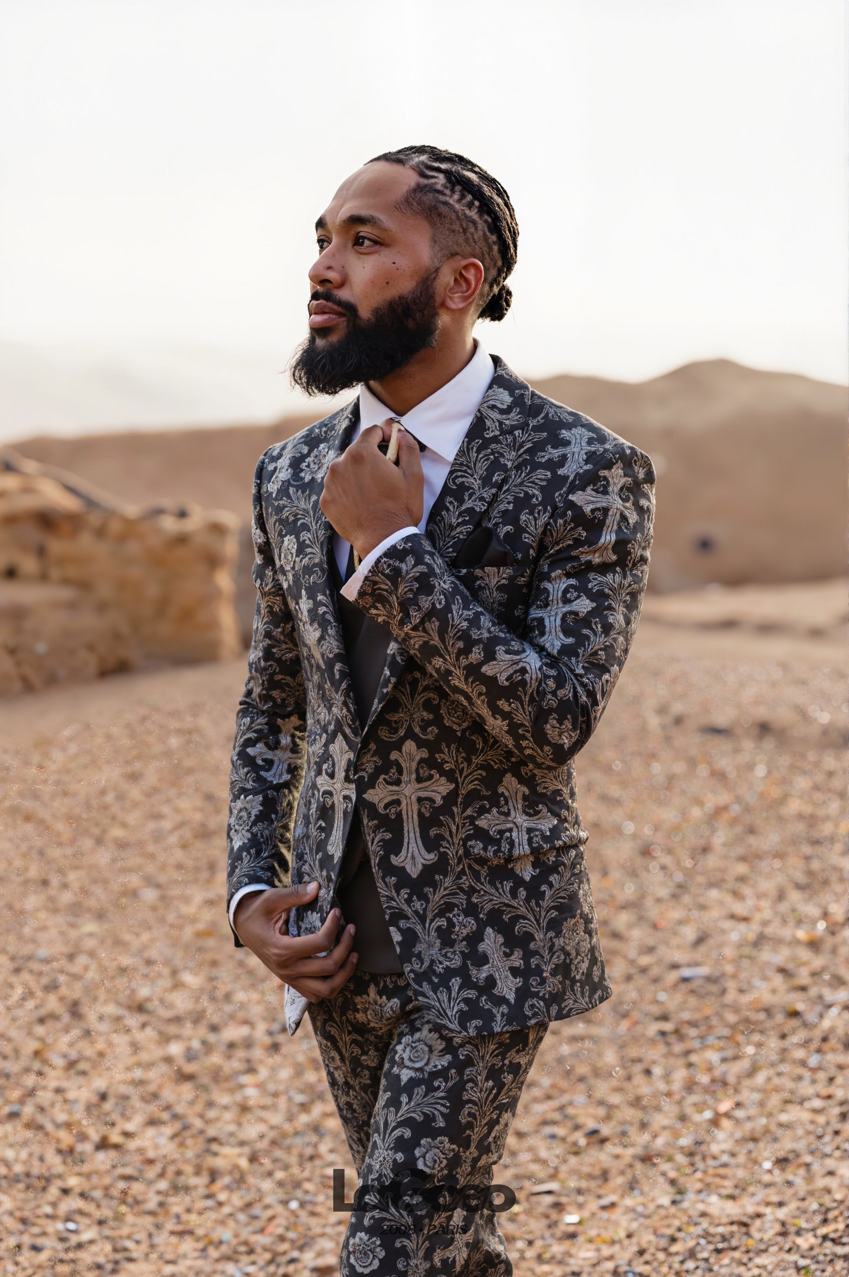 Black_Vintage_Men's_Suit_Party_Wear_LAGOEO