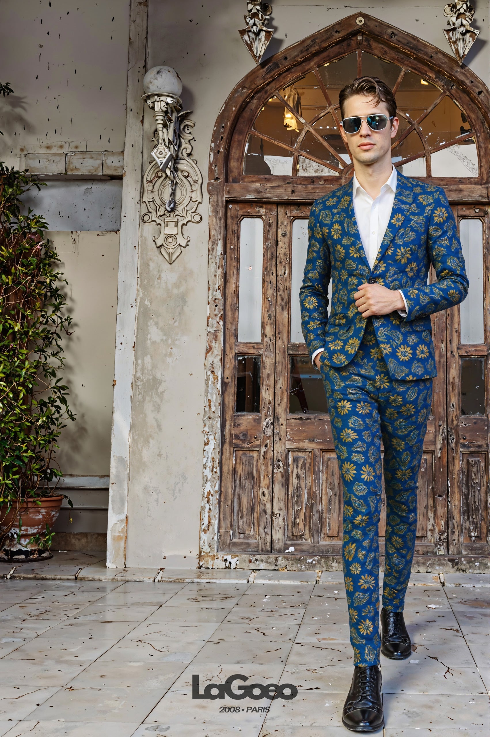 Blue_Patterned_Men's_Suit_Party_Wear_LAGOEO