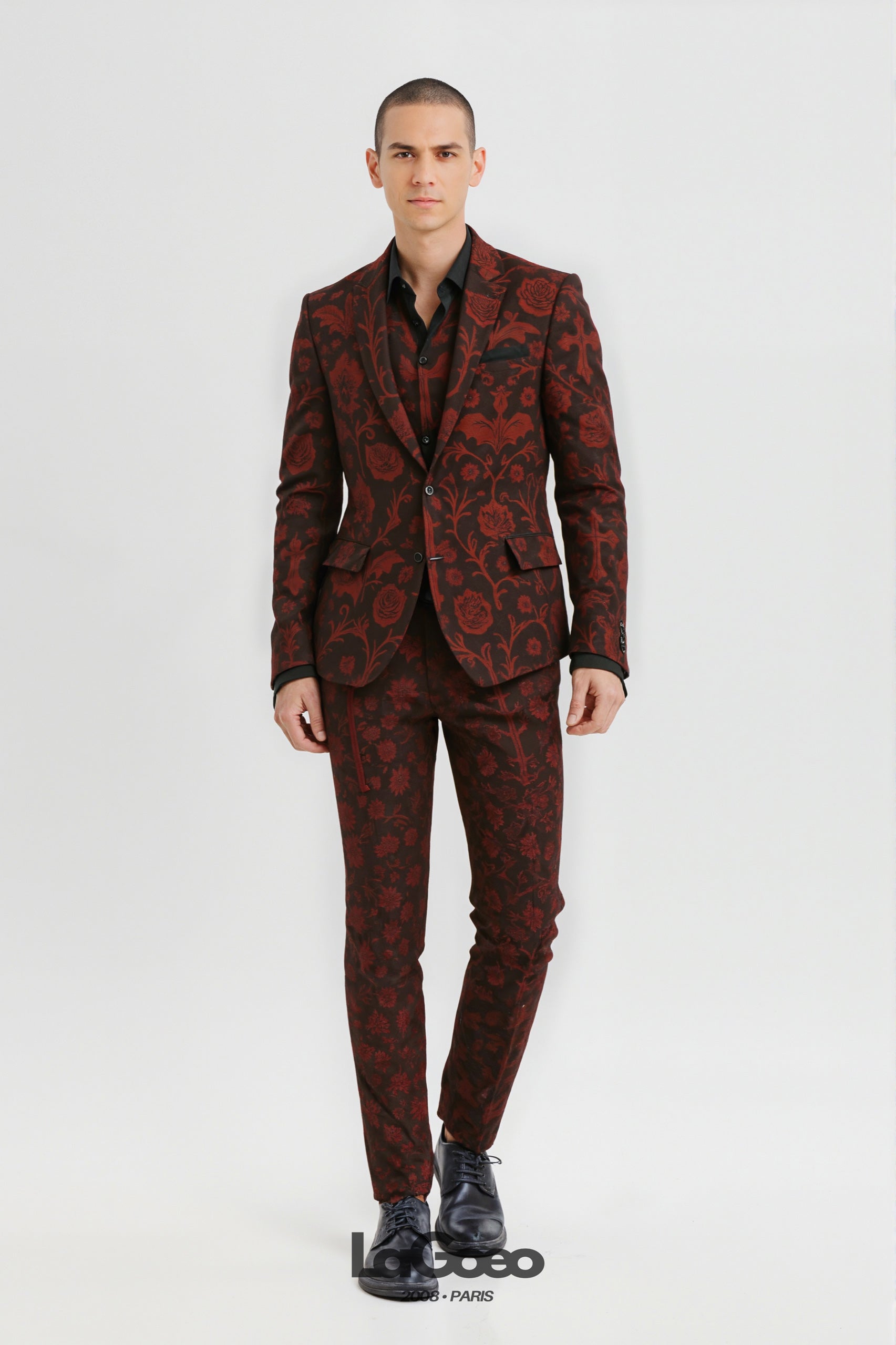 Wine_Red_Floral_Men's_Suit_Party_Wear_LAGOEO