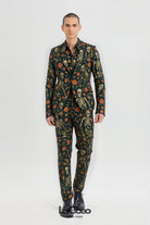 Green_Skull_Men's_Suit_Printed_Party_Occasion_LAGOEO